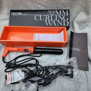 Nu•Tika• 32MM Curling Wand, Orange NEW